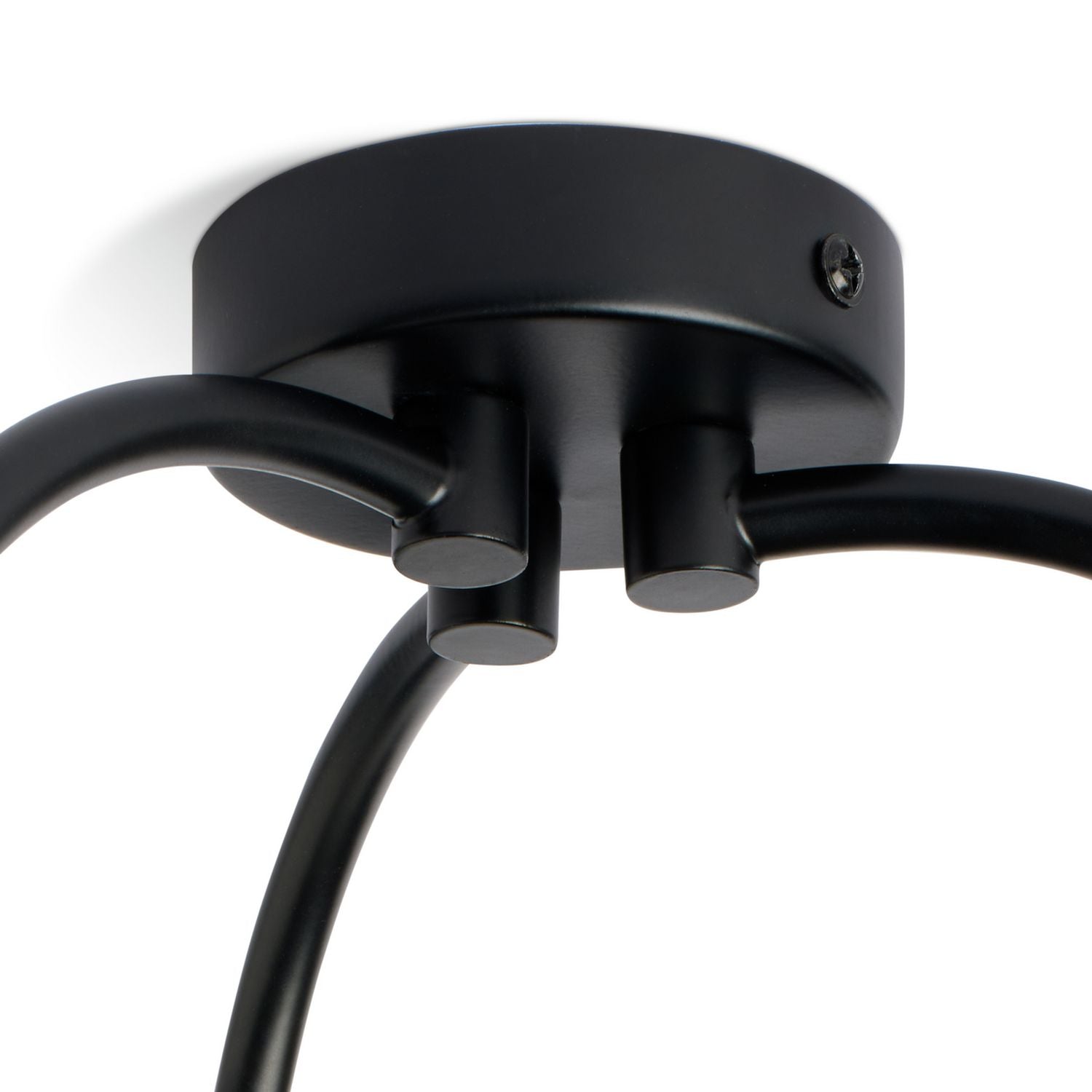Argos Home flush ceiling light with opal glass globes, imported from the UK