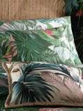 Furn Jade Green Amazonia Rainforest reversible duvet cover set - British product