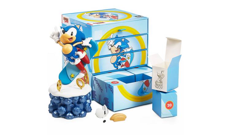 Numskull Sonic the Hedgehog countdown character figure - British product