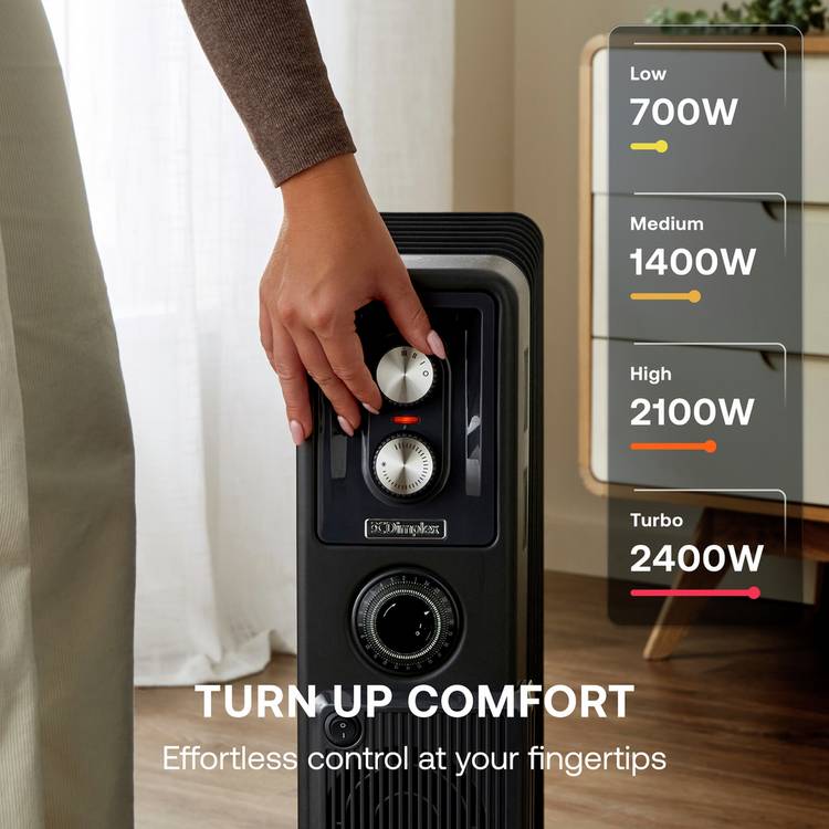 Dimplex oil-free turbo radiator 2.4kW - British product