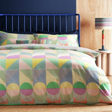 Margo Selby Ned bedding set single size linear geo pattern (British brand)