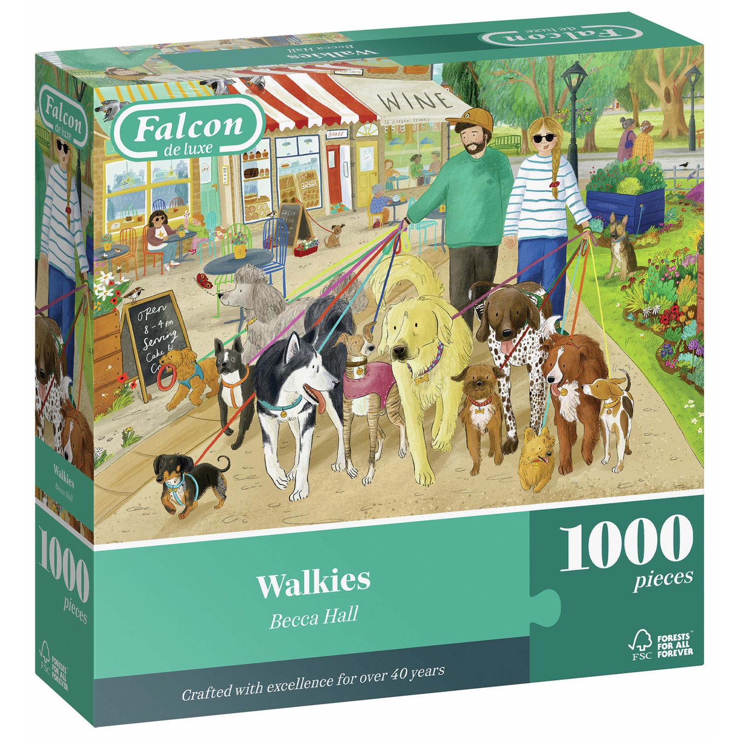 Falcon Deluxe Walkies puzzle 1000 piece, UK version
