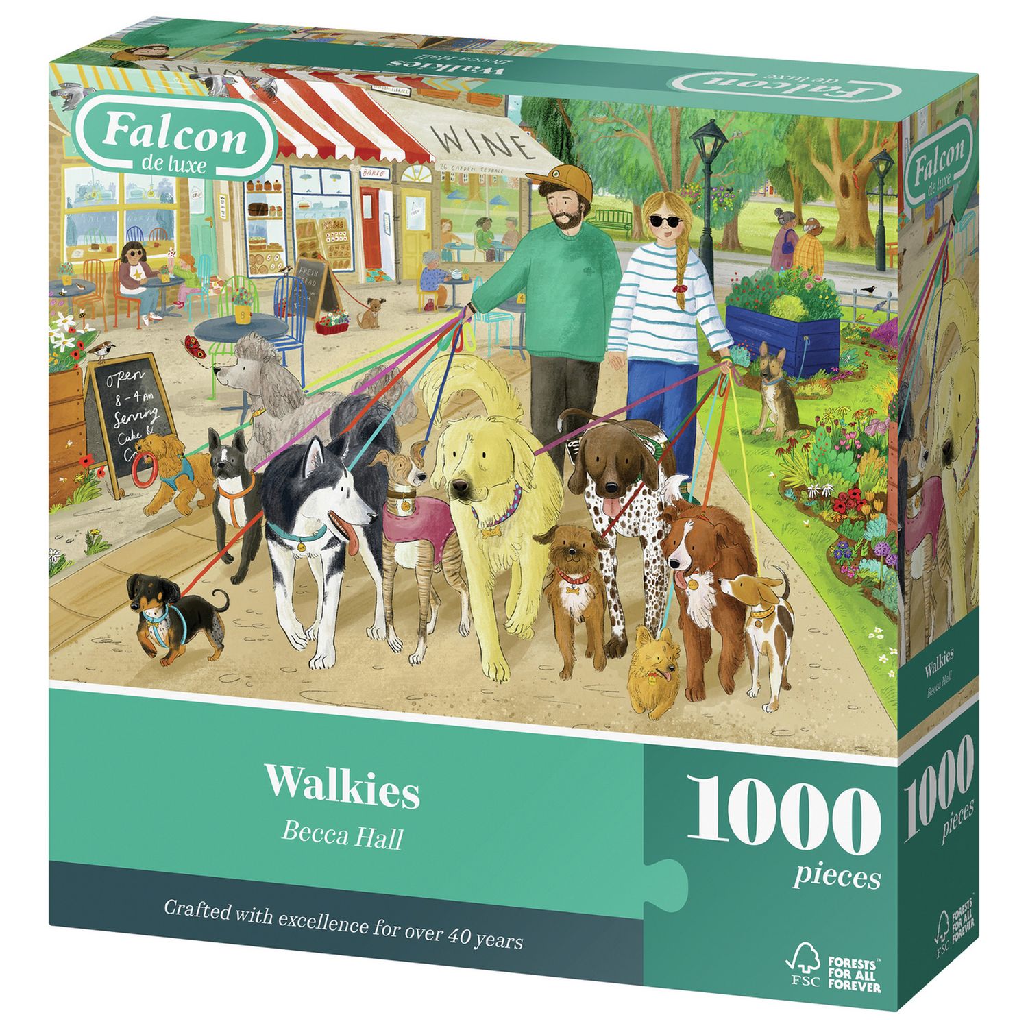 Falcon Deluxe Walkies puzzle 1000 piece, UK version