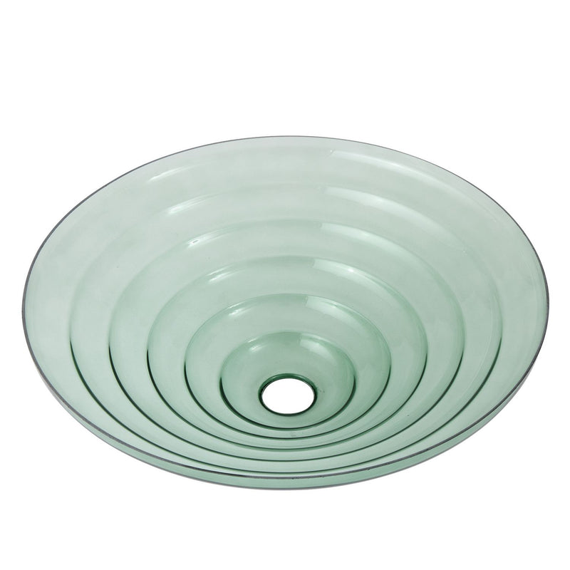 Habitat Ringo green glass lampshade 40cm - British product