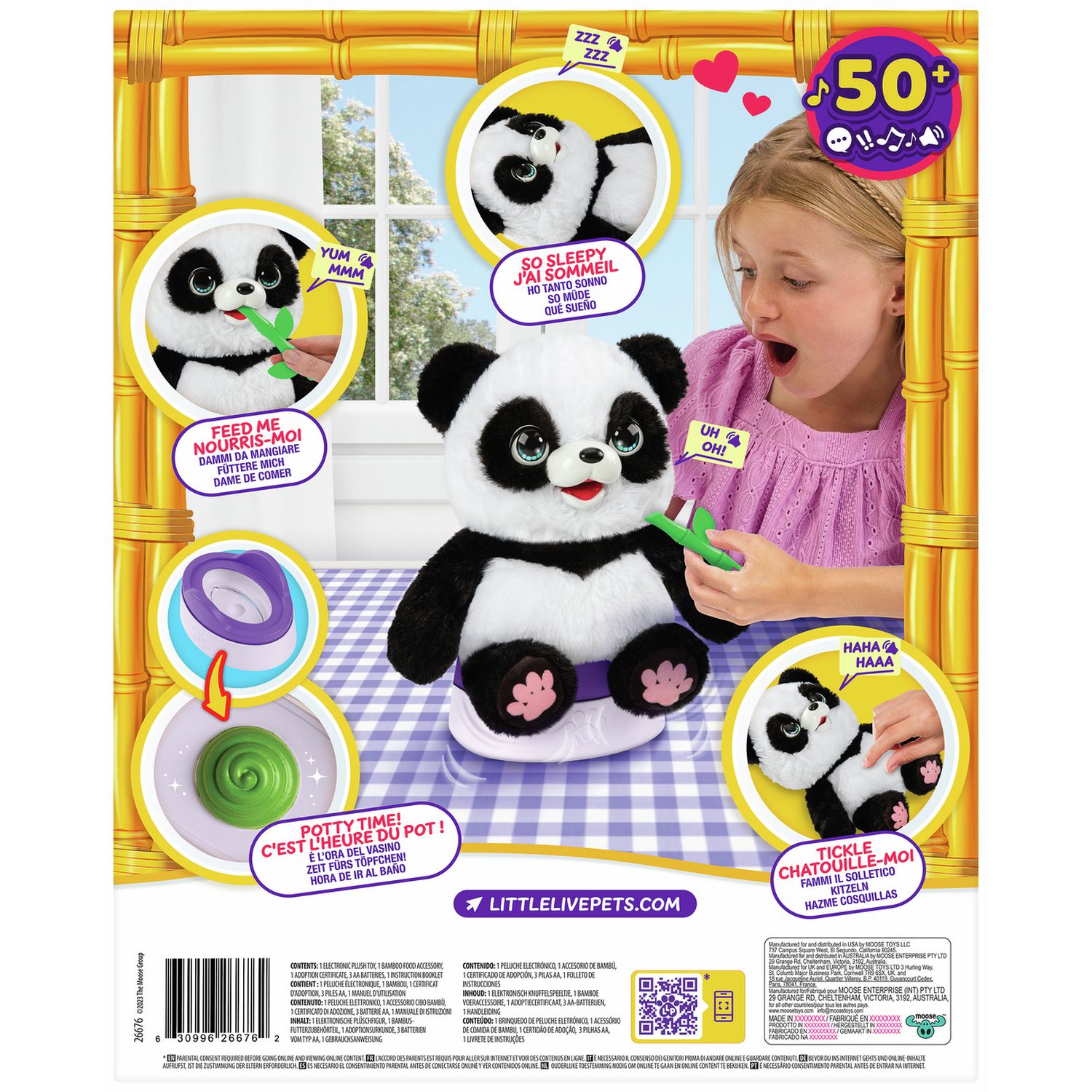 Little Live Pets My Baby Panda ChuChu interactive toy, UK version