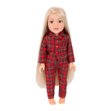 DesignAfriend Connie and Trevor 18 inch doll and dinosaur gift set - British product