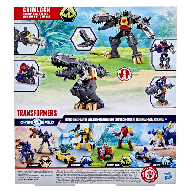 Transformers Cyberworld Grimlock action figure 22.5cm, UK version