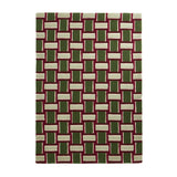 Habitat mid-century burgundy wool rug 120x170cm, UK version