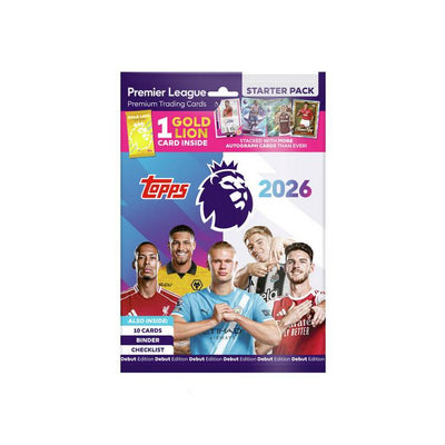 Argos Topps Premier League 2026 Starter Pack Trading Cards- Buy online at McGrocer