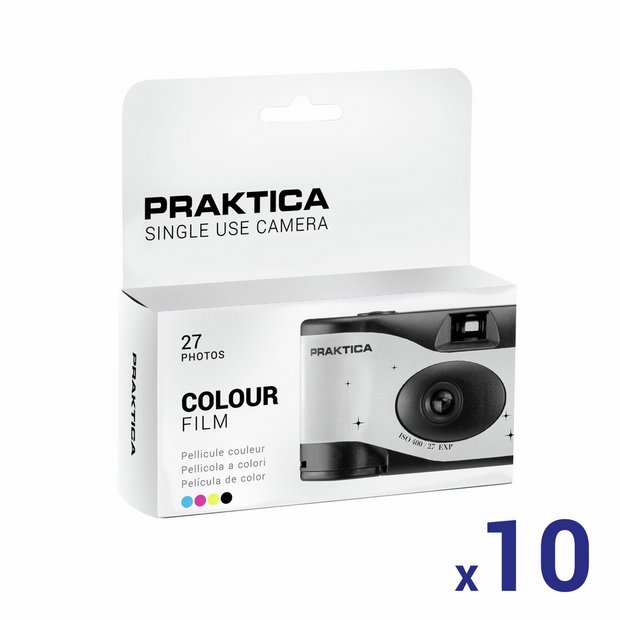 Praktica single-use camera 10-pack white (British brand)