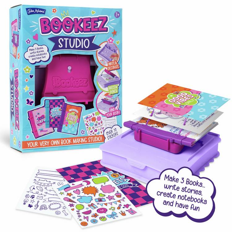 John Adams Bookeez Studio Set book making kit - British product