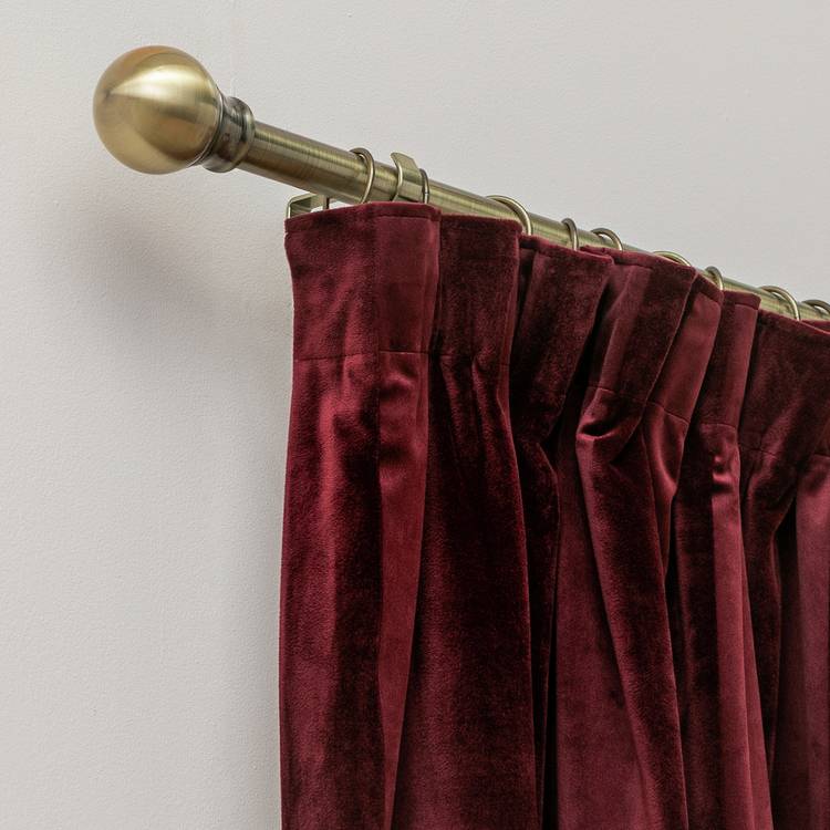 Argos Home blackout curtains berry 117x137cm, imported from the UK