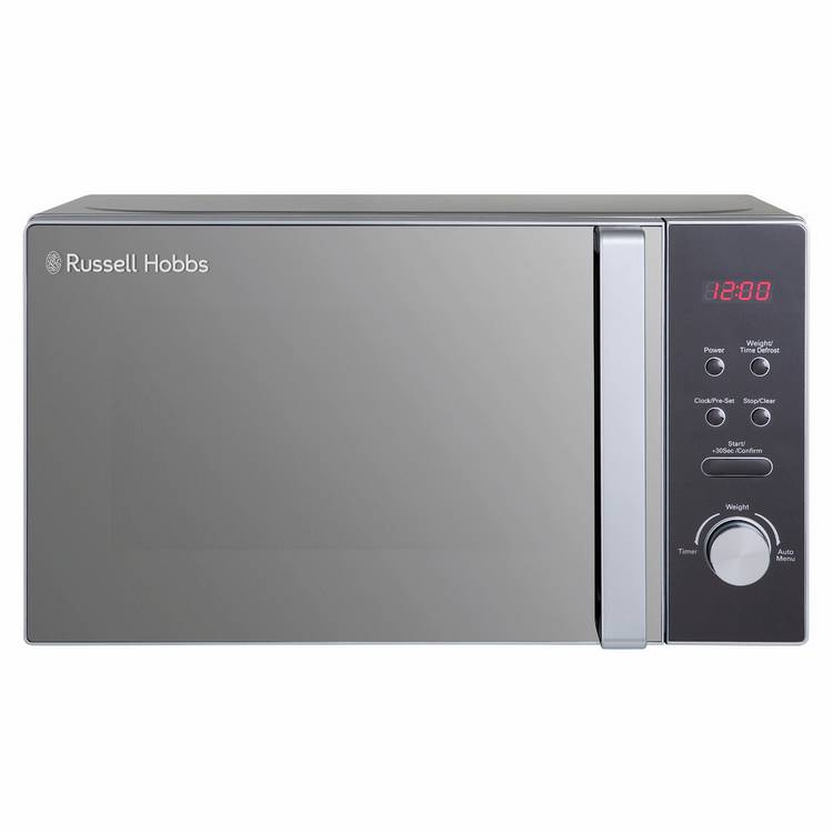 Russell Hobbs 800W microwave 20L silver, UK version