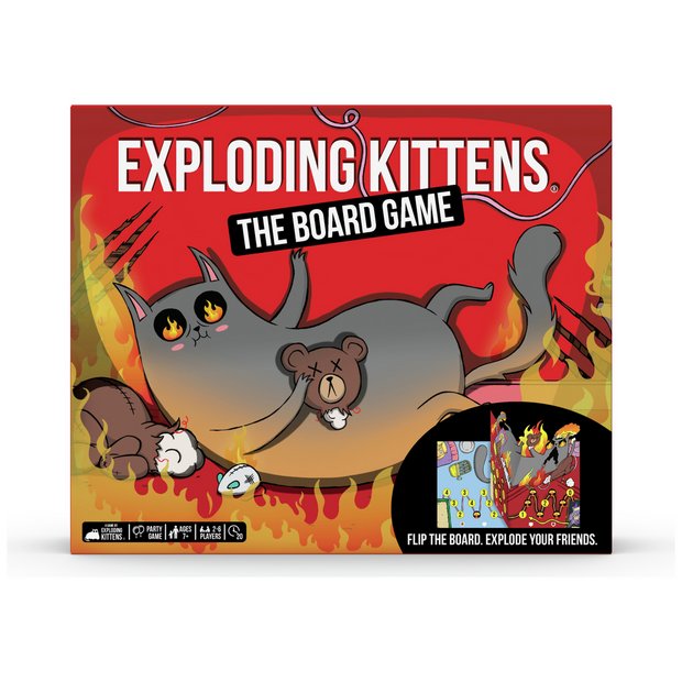 Exploding Kittens Refresh board game - British product
