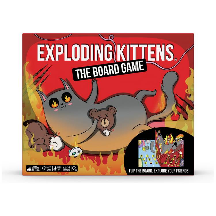 Exploding Kittens Refresh board game - British product