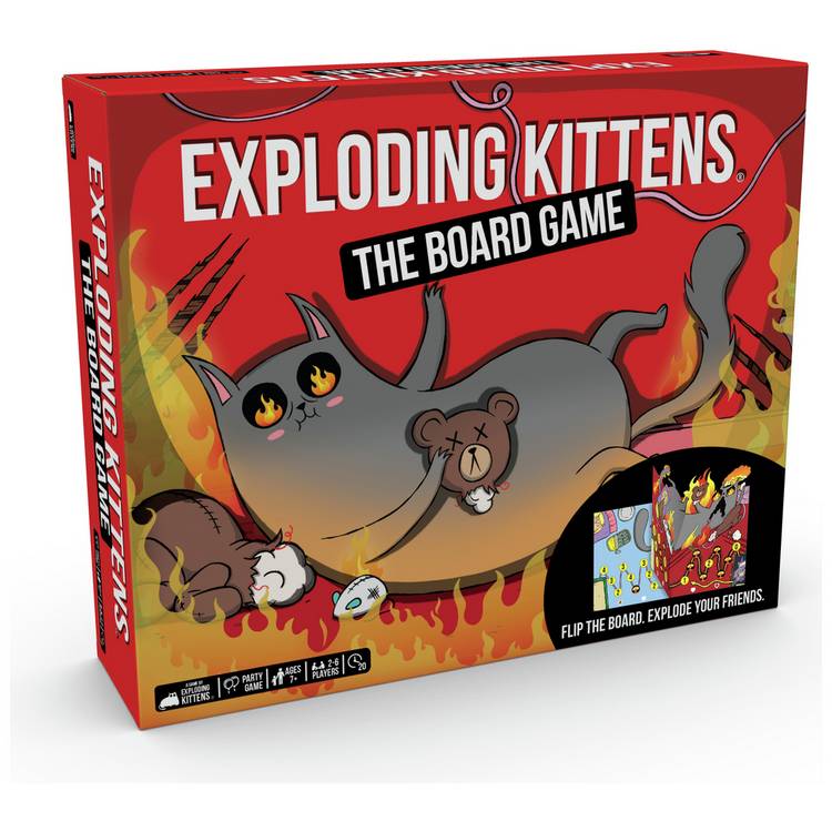 Exploding Kittens Refresh board game - British product