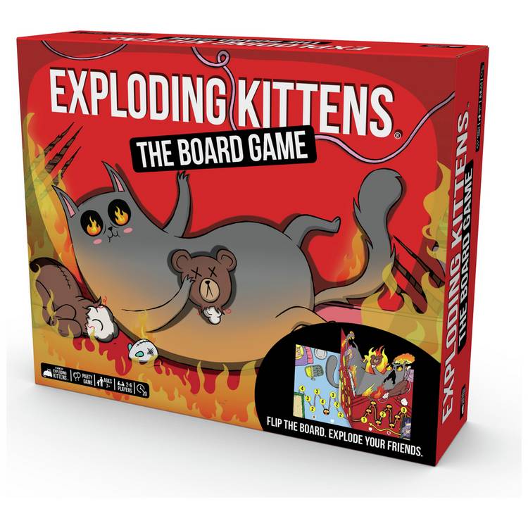 Exploding Kittens Refresh board game - British product