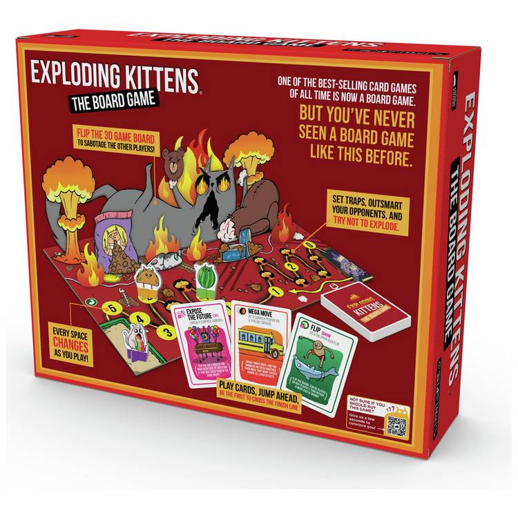 Exploding Kittens Refresh board game - British product