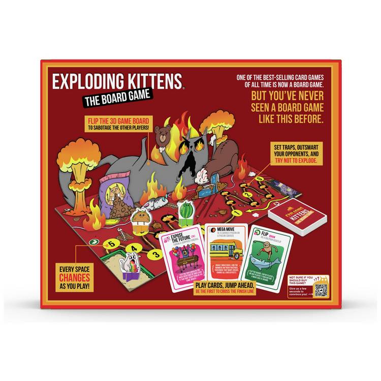 Exploding Kittens Refresh board game - British product