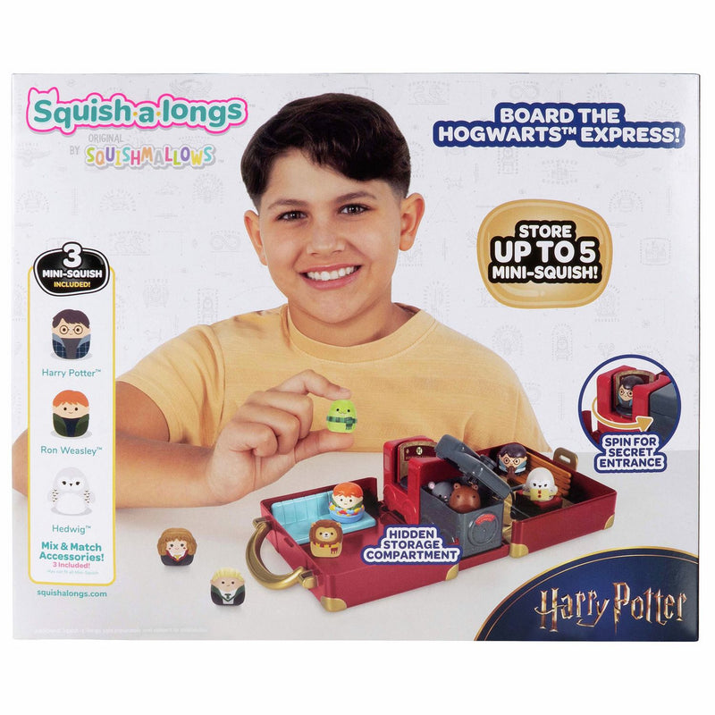 Squish-a-longs Hogwarts Express playset with Harry, Ron and Hedwig (British brand)