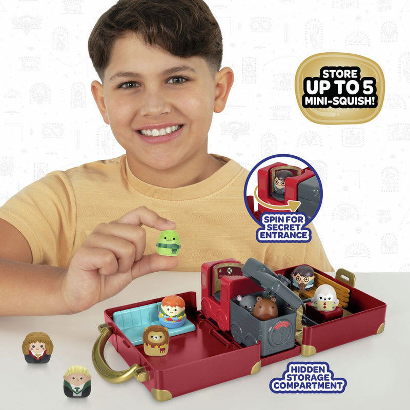 Squish-a-longs Hogwarts Express playset with Harry, Ron and Hedwig (British brand)