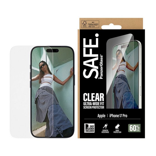 PanzerGlass screen protector for iPhone 17 Pro - British product