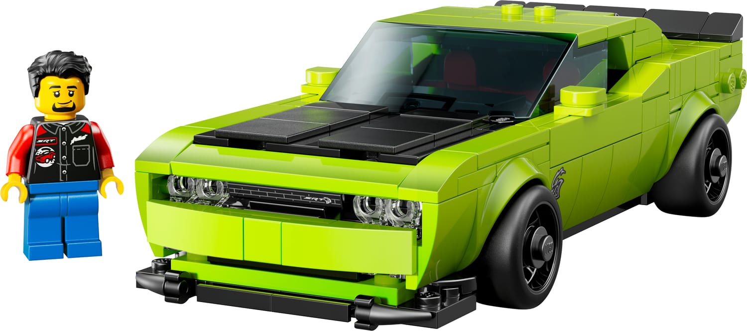 LEGO Dodge Challenger SRT Sports Car 390 Pieces - British product