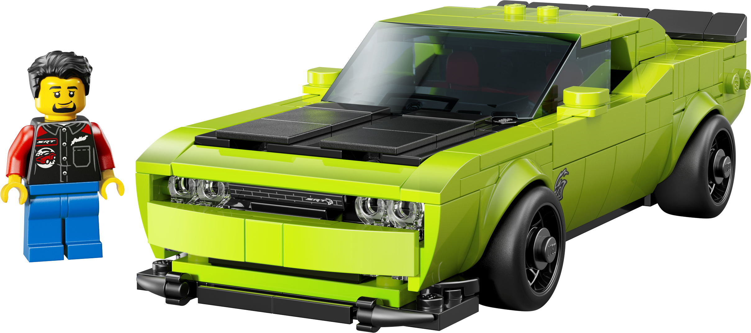 LEGO Dodge Challenger SRT Sports Car 390 Pieces - British product