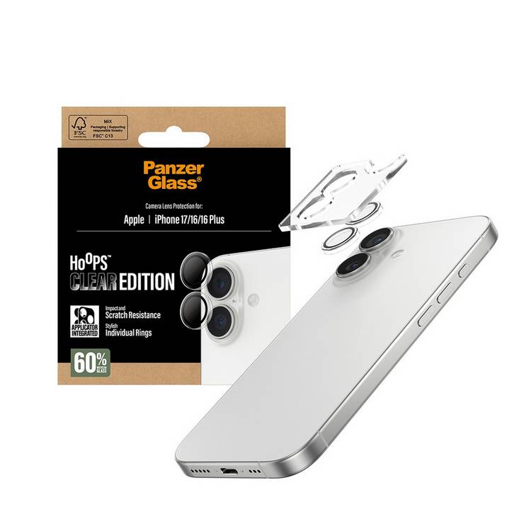PanzerGlass Hoops camera lens protector for iPhone, imported from the UK