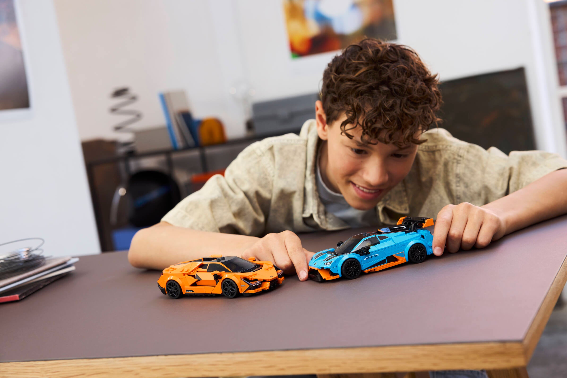 LEGO Speed Champions Lamborghini Revuelto & Huracán STO building set, UK version
