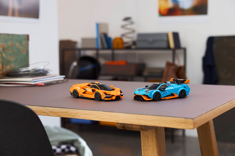 LEGO Speed Champions Lamborghini Revuelto & Huracán STO building set, UK version
