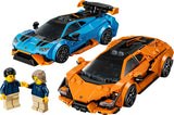 LEGO Speed Champions Lamborghini Revuelto & Huracán STO building set, UK version