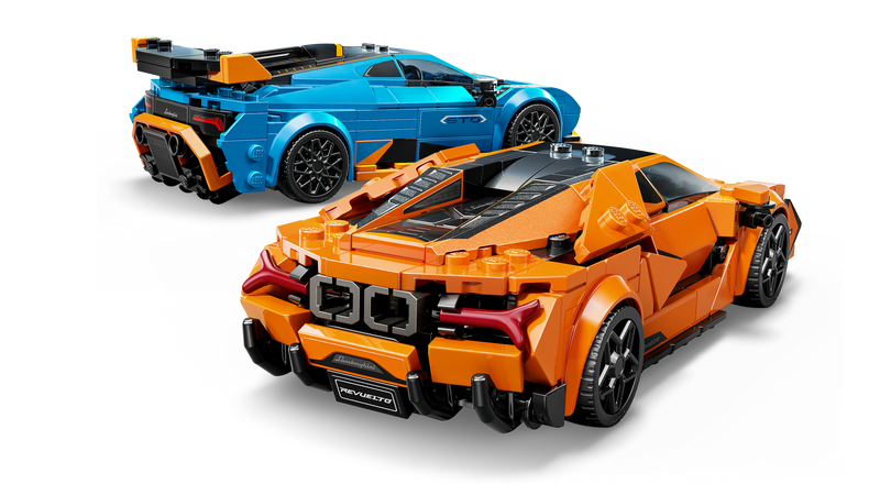 LEGO Speed Champions Lamborghini Revuelto & Huracán STO building set, UK version