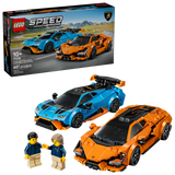 LEGO Speed Champions Lamborghini Revuelto & Huracán STO building set, UK version