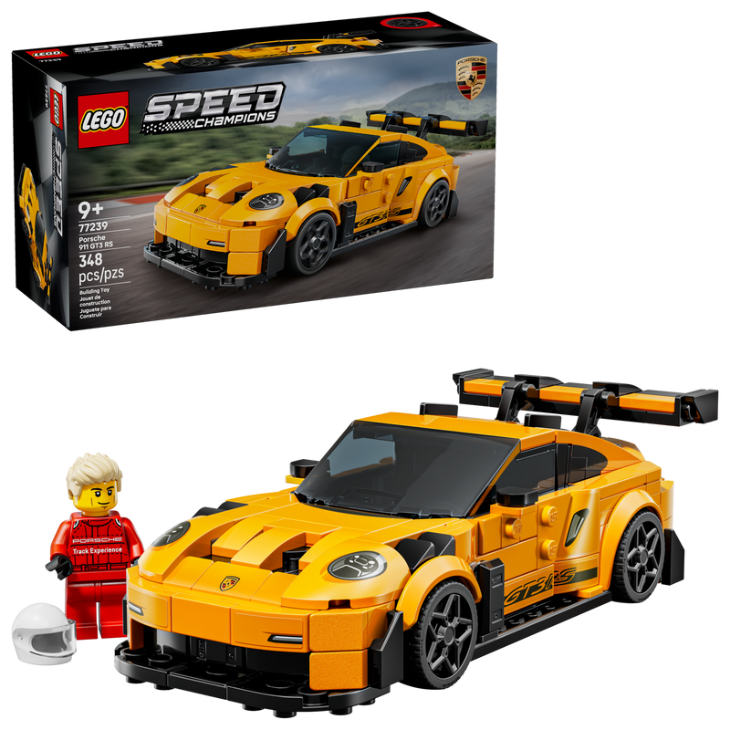 LEGO Porsche 911 GT3 RS Car 348 Pieces, imported from the UK