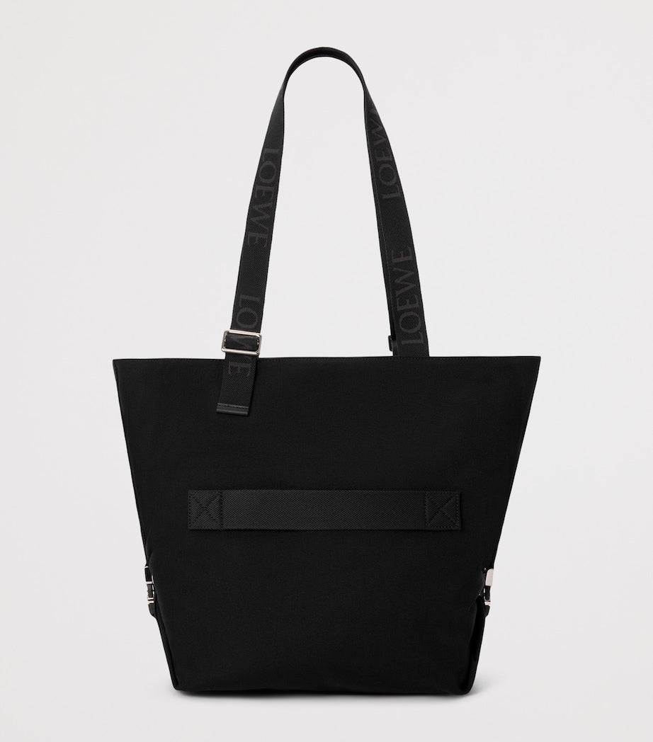 LOEWE calfskin-patch Flex tote bag, imported from the UK