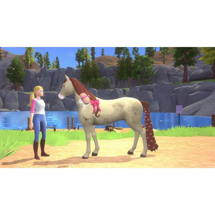 Barbie Horse Trails PS4 game disc, UK version