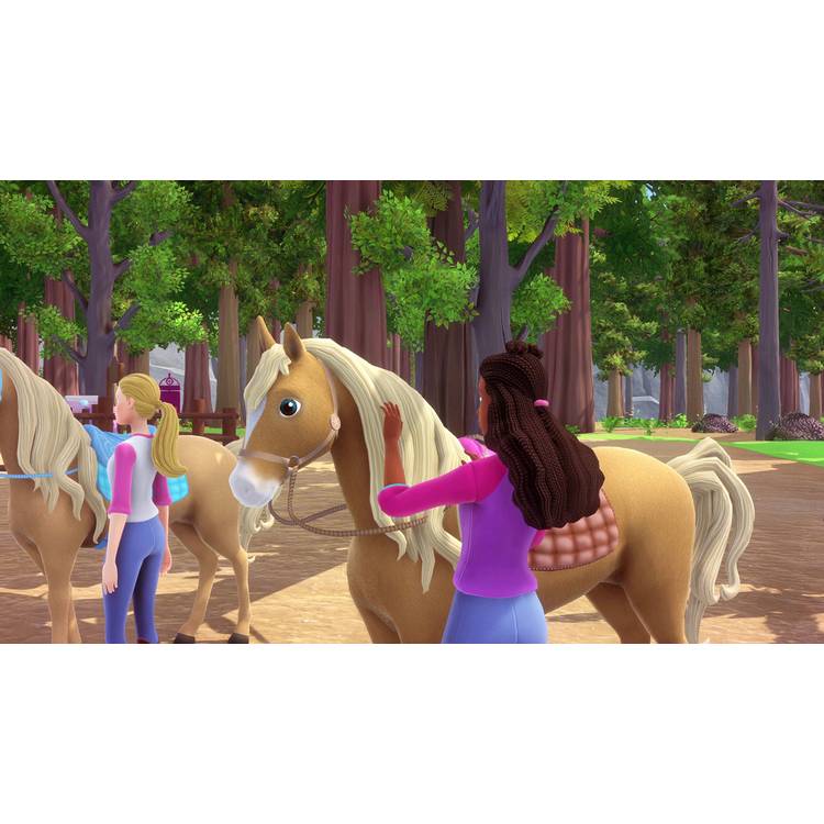 Barbie Horse Trails PS4 game disc, UK version