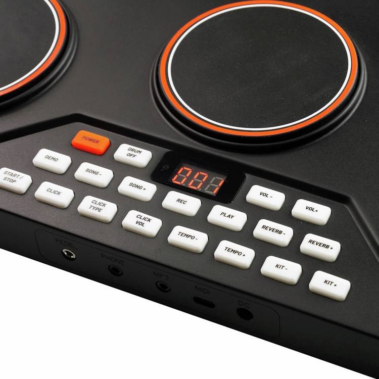 RockJam electronic drum machine RJTTED02 portable, UK version
