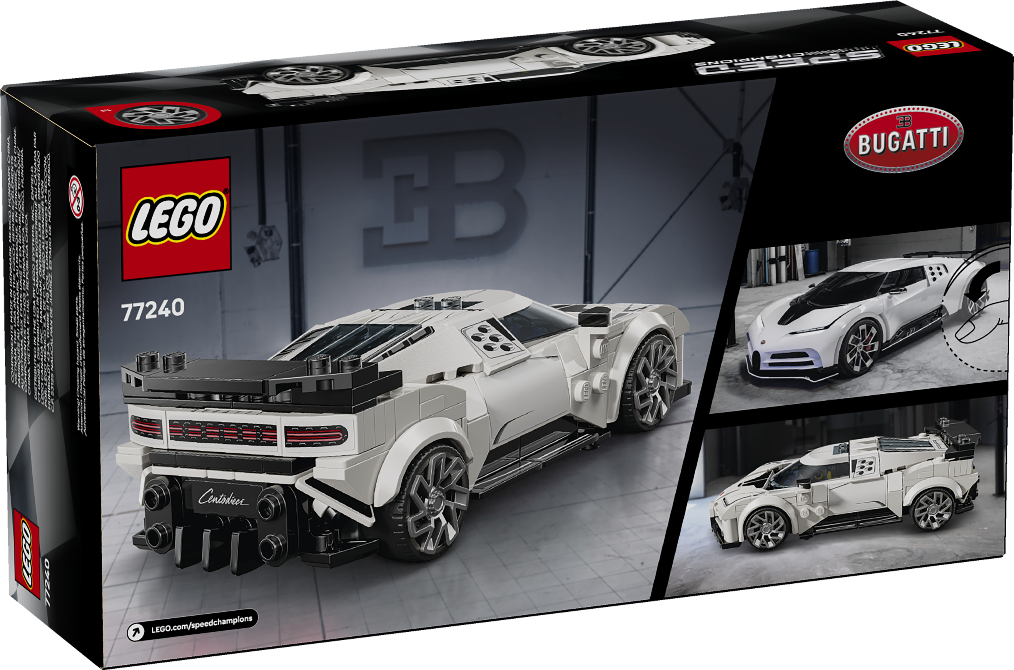 Lego Bugatti Centodieci Hyper Sports Car 291 Pieces - British product