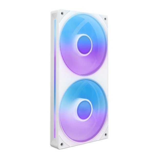 NZXT F240 RGB twin-fan unit white 240mm, UK version