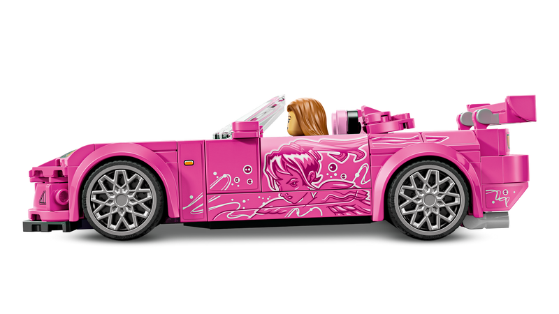 Lego Speed Champions Honda S2000 2 Fast 2 Furious pink car 300 pcs, UK version