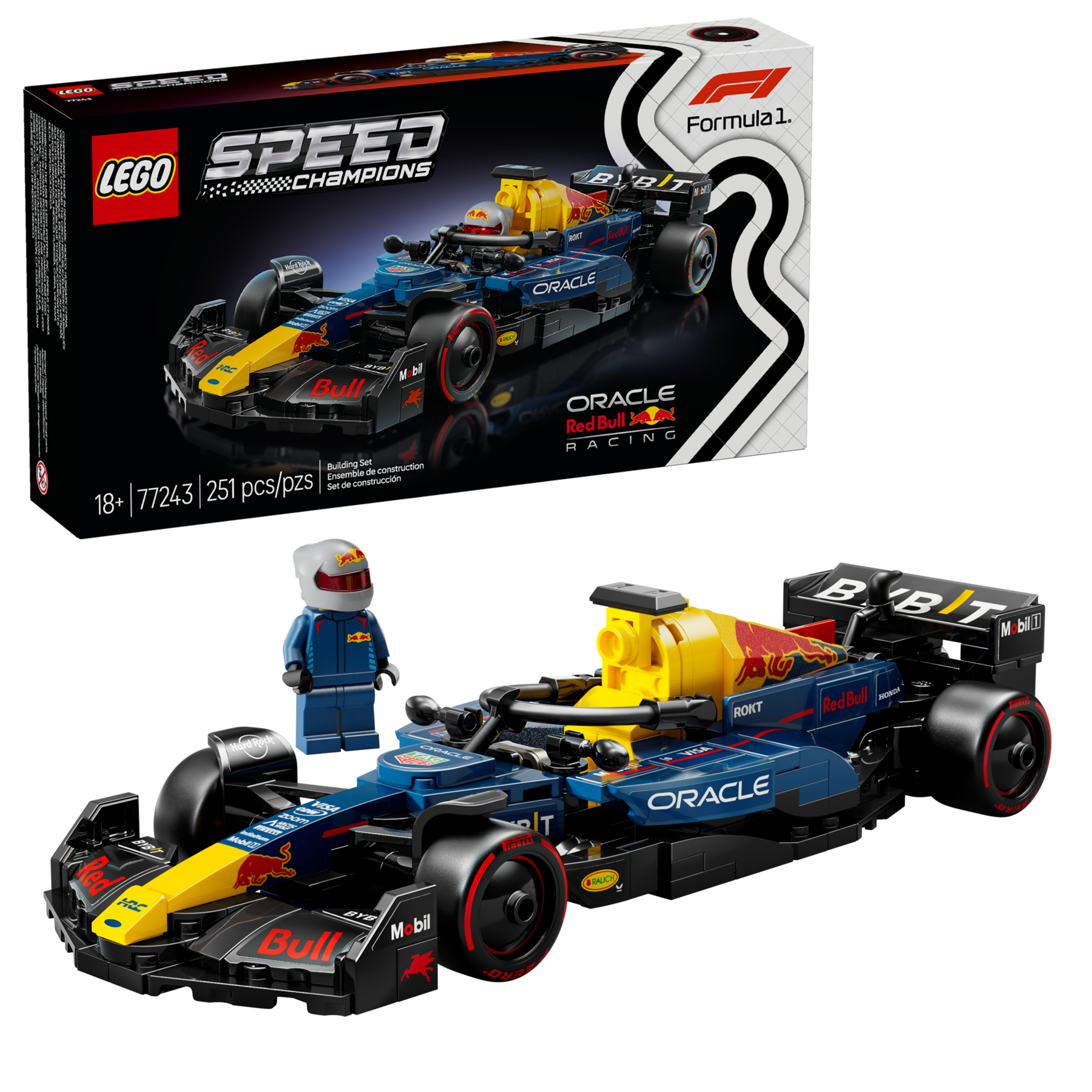 LEGO Oracle Red Bull F1 Model 251 Pieces, imported from the UK