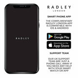 Radley smart watch Petite Case teal silicone strap, UK version