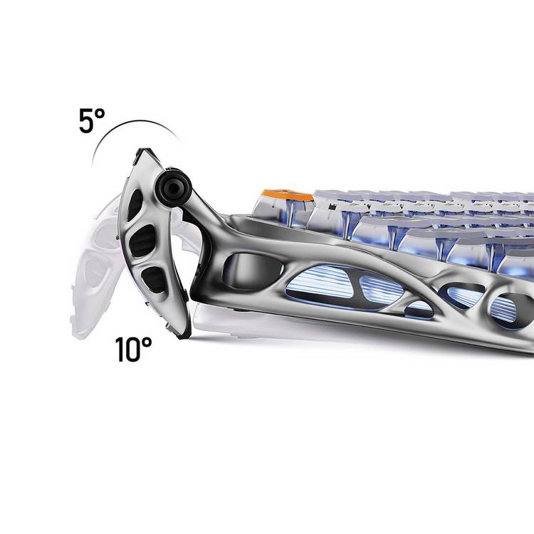 GravaStar Mercury K1 Pro wireless mechanical keyboard silver - British product