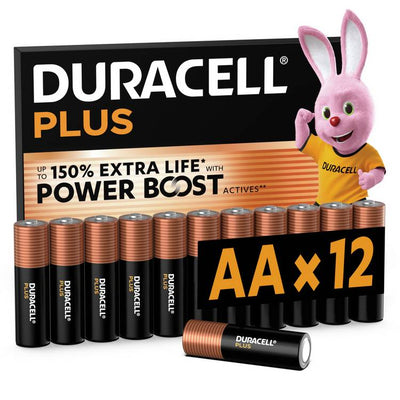 Argos Duracell Plus Power Boost AA Batteries - Pack of 12- Buy online at McGrocer