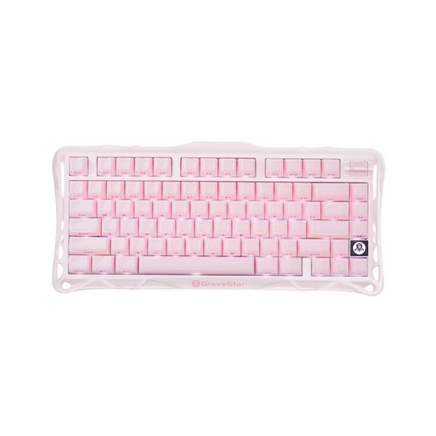 GravaStar gaming keyboard Sakura pink, UK version