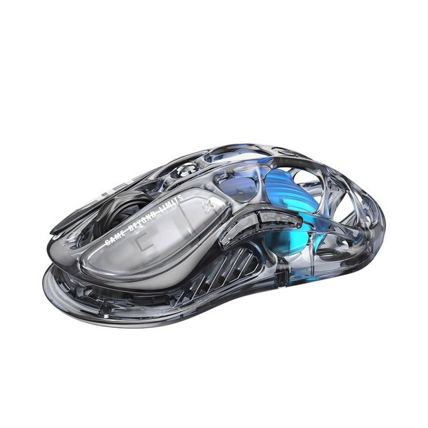 GravaStar Mercury M2 transparent black mouse - British product