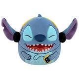 Squishmallows plush toy Disney Stitch with Headphones 8-inch, imported from the UK