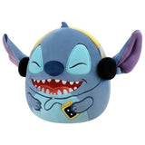 Squishmallows plush toy Disney Stitch with Headphones 8-inch, imported from the UK